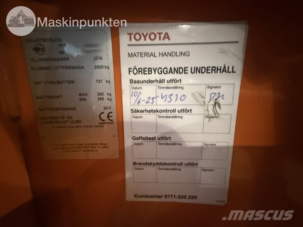 Toyota BT LPE 250 Электропогрузчики