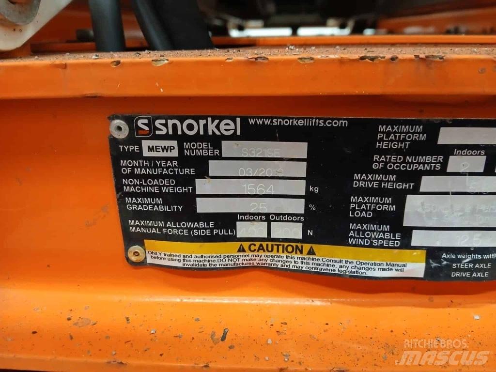 Snorkel S 3219 E Ножничные подъемники