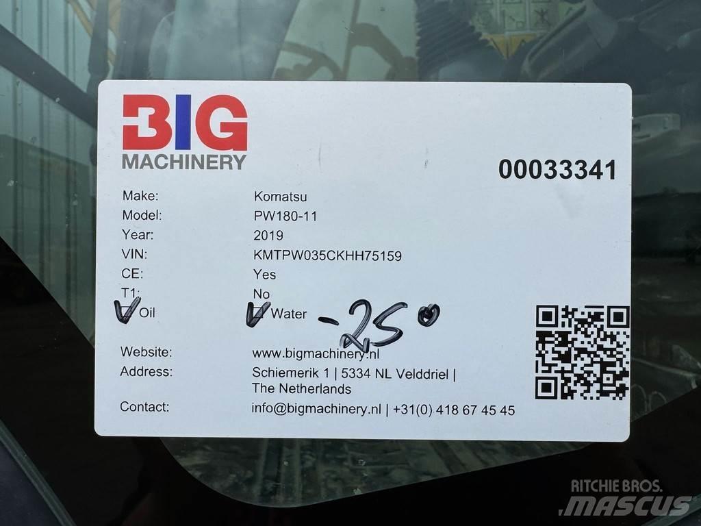 Komatsu PW180-11 Колёсные экскаваторы