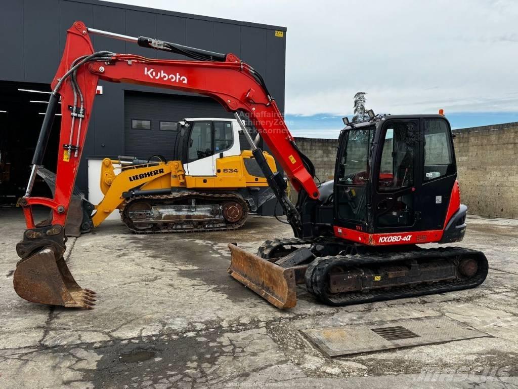 Kubota KX 080-4 Малые экскаваторы 7т-12т