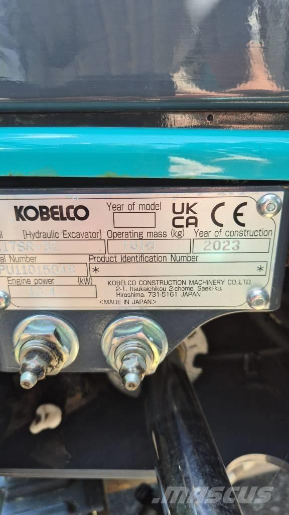 Kobelco SK 17 SR Мини-экскаваторы