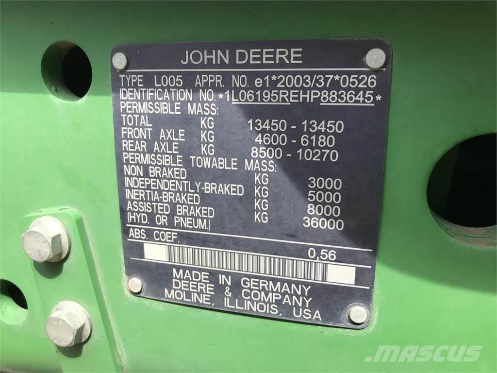 John Deere 6195R Трактора