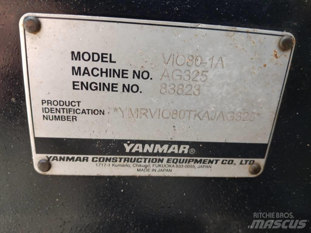 Yanmar ViO80-1a Гусеничные экскаваторы
