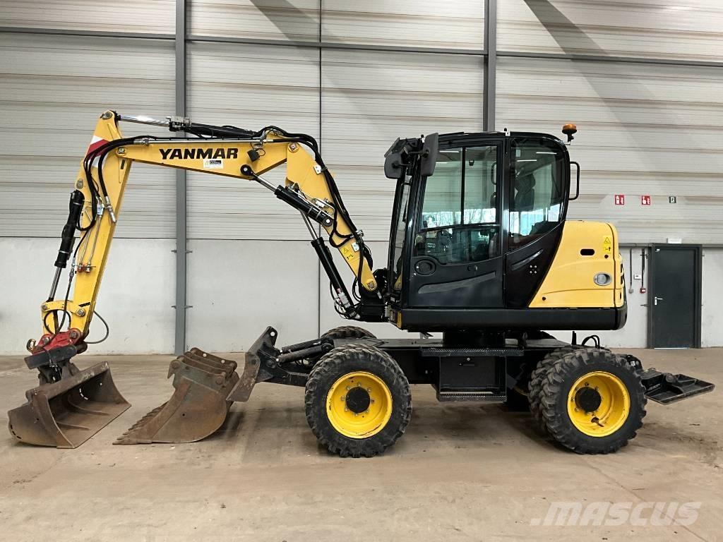 Yanmar B 75 W Колёсные экскаваторы