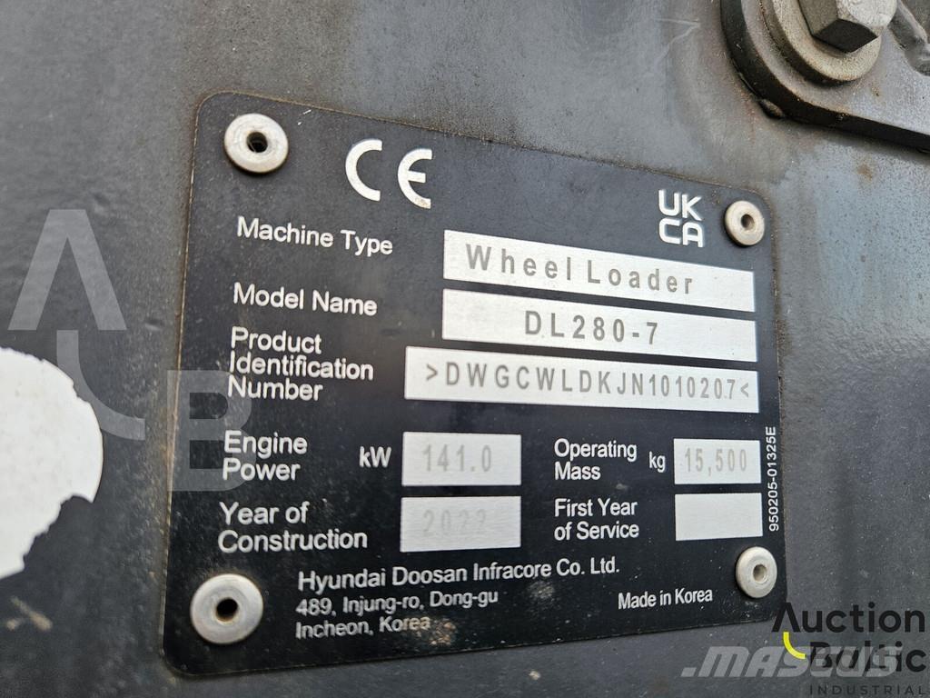 Doosan DL280-7 Фронтальные погрузчики