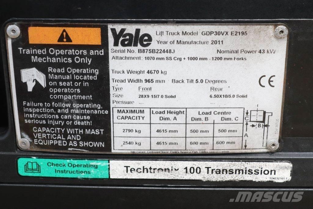 Yale GDP30VX Дизельные погрузчики