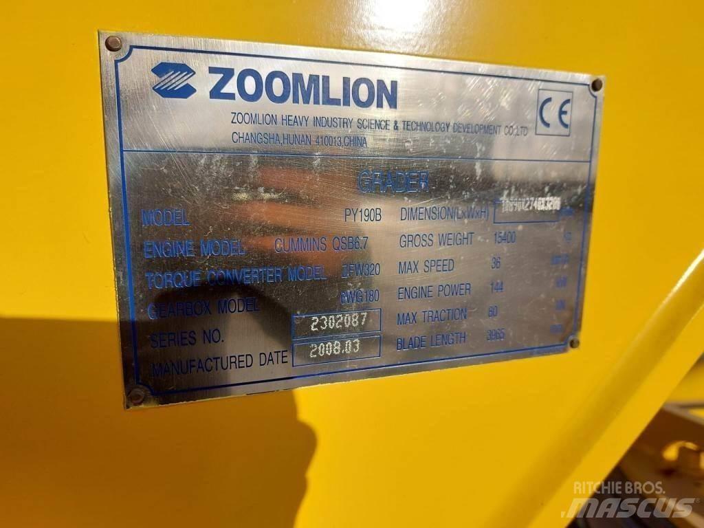 Zoomlion PY190B Грейдеры