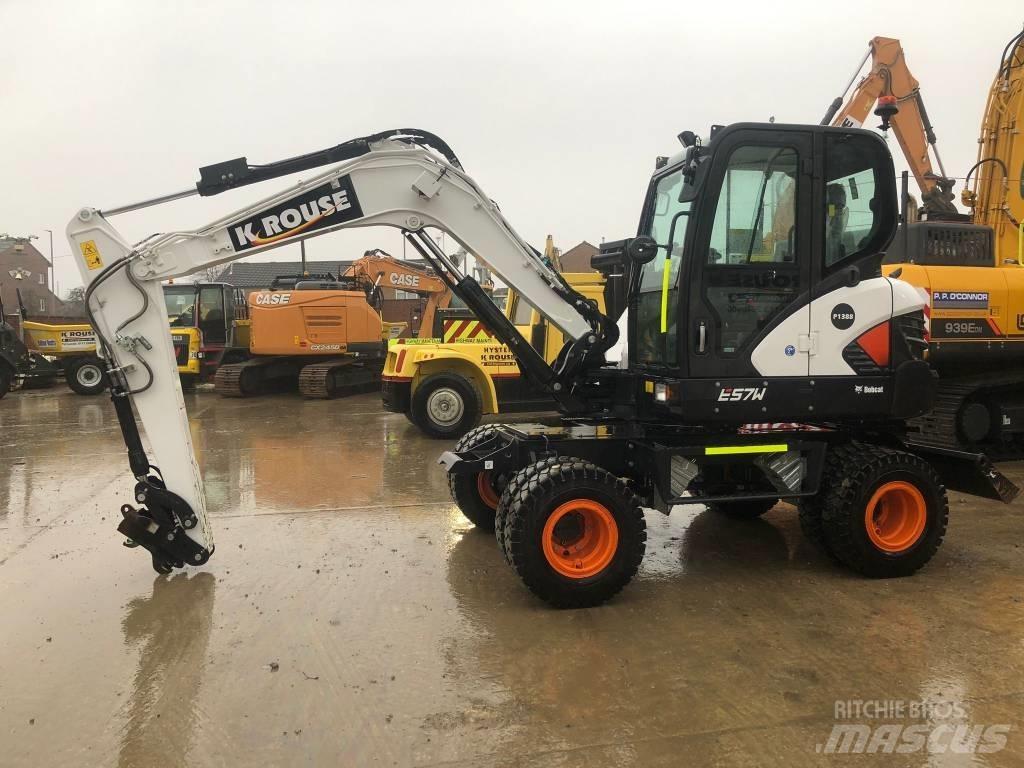 Bobcat E 57 W Колёсные экскаваторы