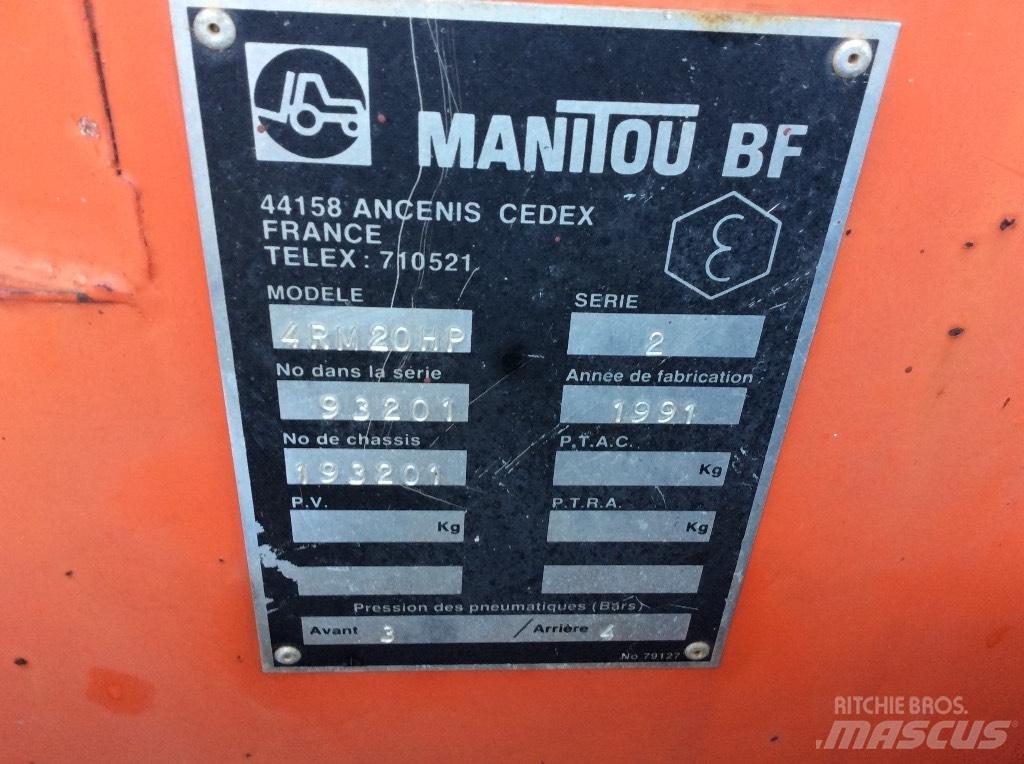Manitou 4 RM 20 HP Трансмиссия