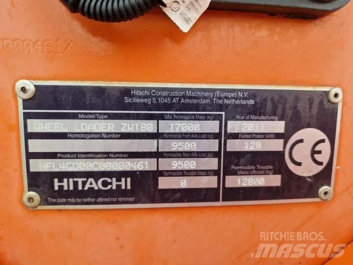 Hitachi ZW 180 Фронтальные погрузчики