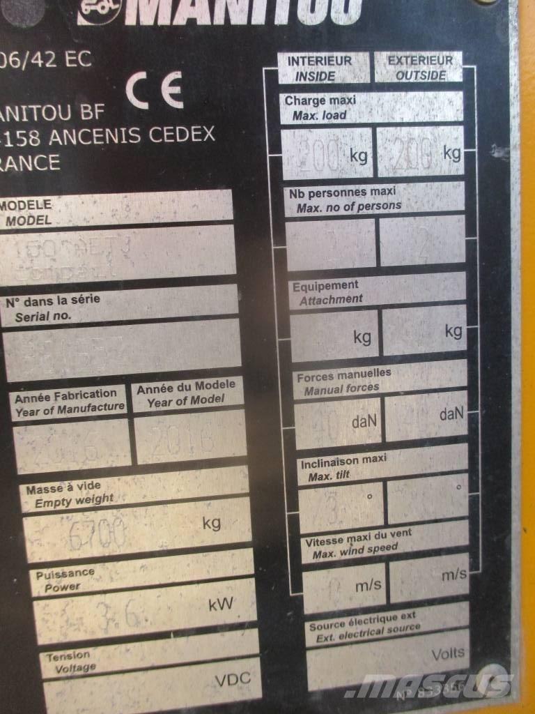 Manitou 150 AET JC Коленчатые подъемники