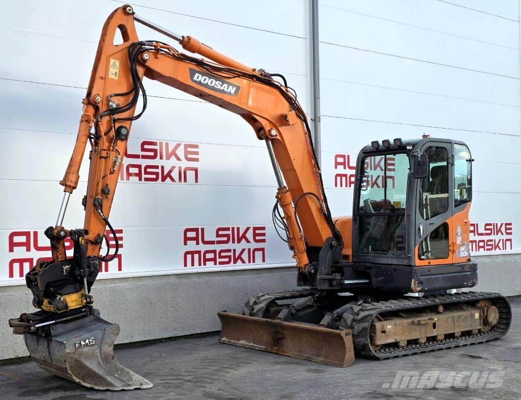 Doosan DX 80 R Малые экскаваторы 7т-12т