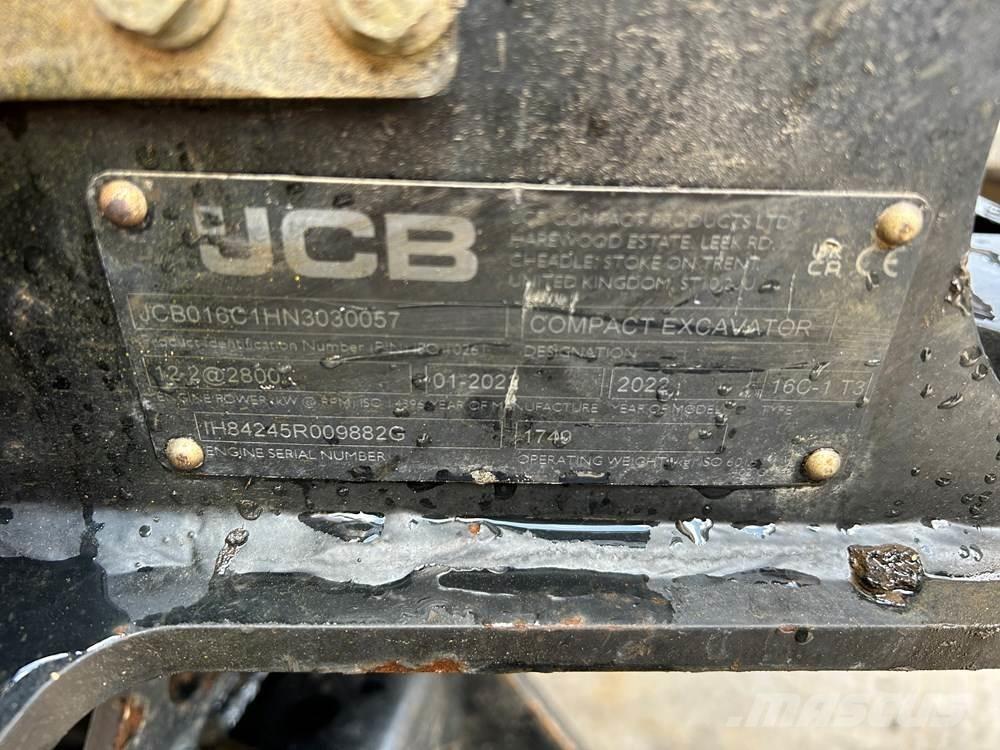 JCB 16C-1 Мини-экскаваторы