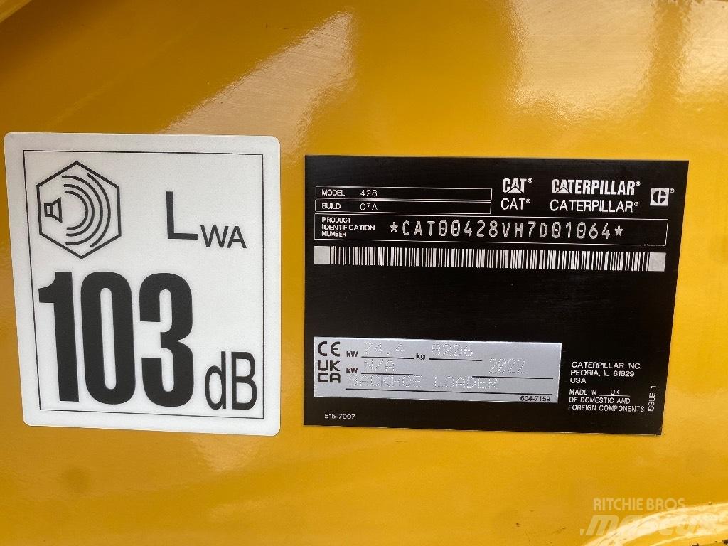 CAT 428 Экскаваторы-погрузчики