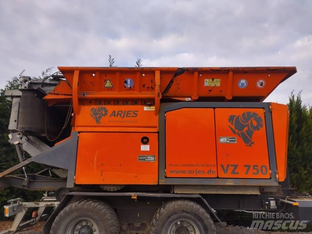 Arjes VZ 750 Промышленные шредеры