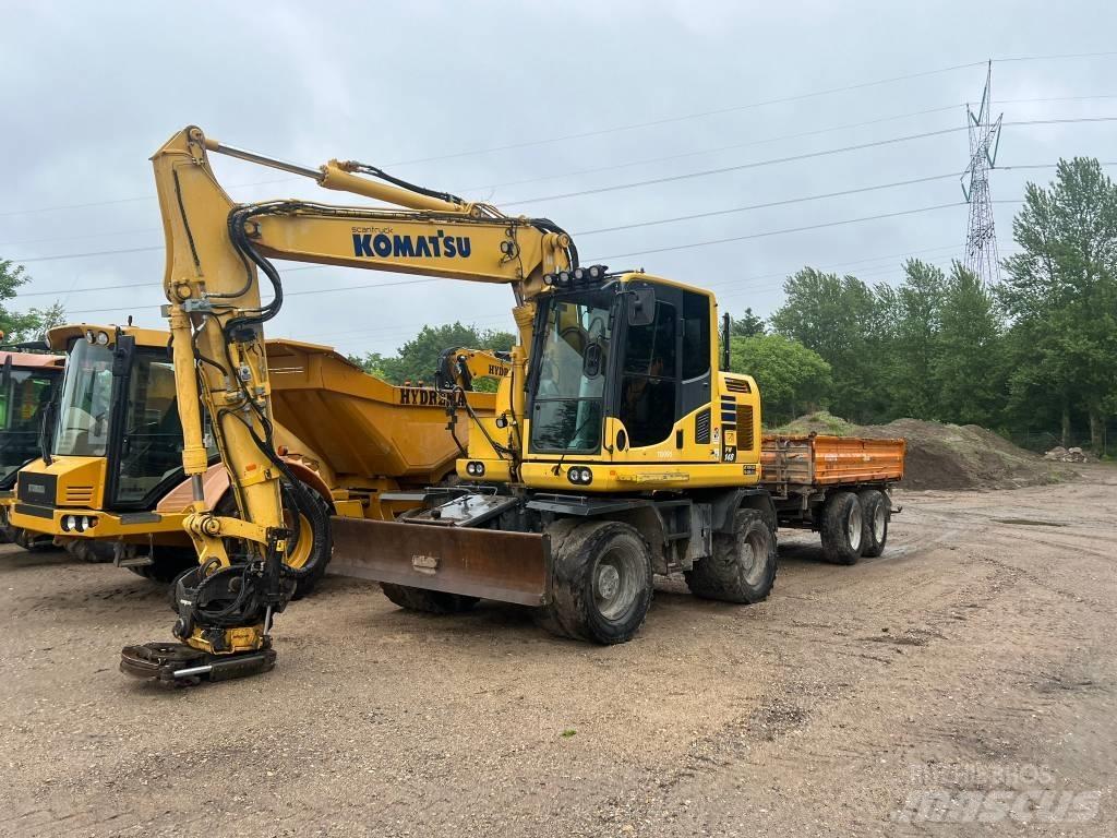 Komatsu PW 148 Колёсные экскаваторы