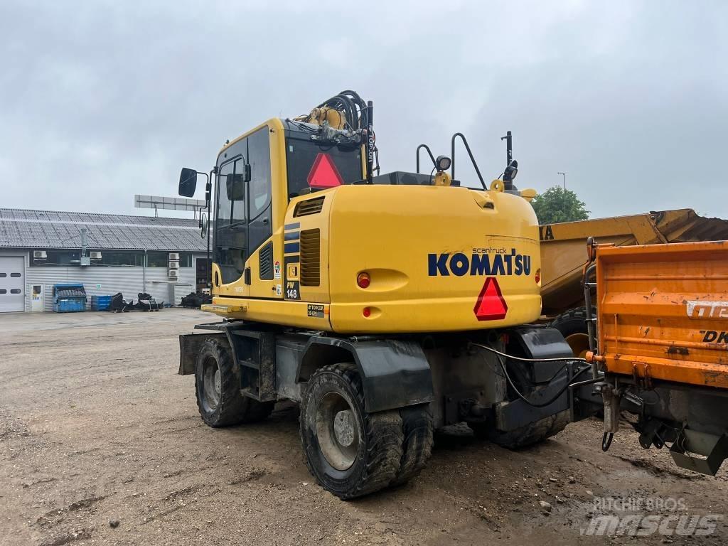 Komatsu PW 148 Колёсные экскаваторы