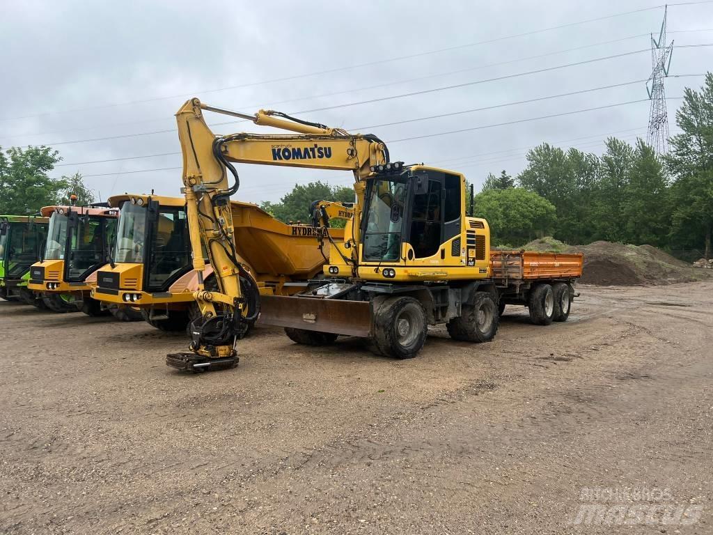 Komatsu PW 148 Колёсные экскаваторы