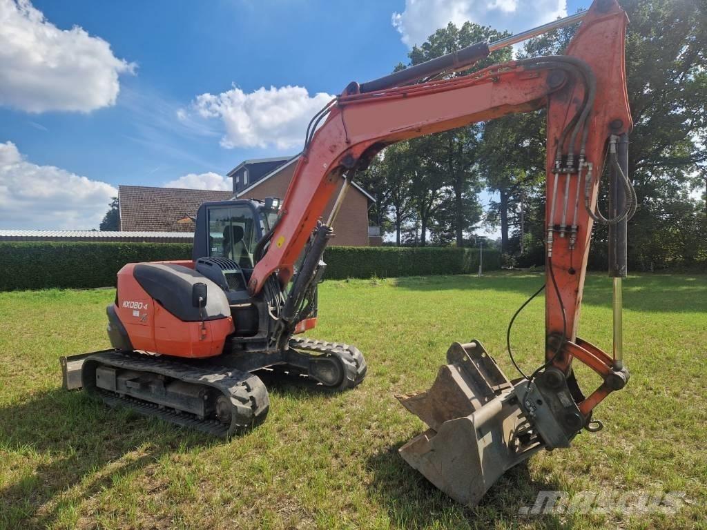 Kubota KX 080-4 Малые экскаваторы 7т-12т