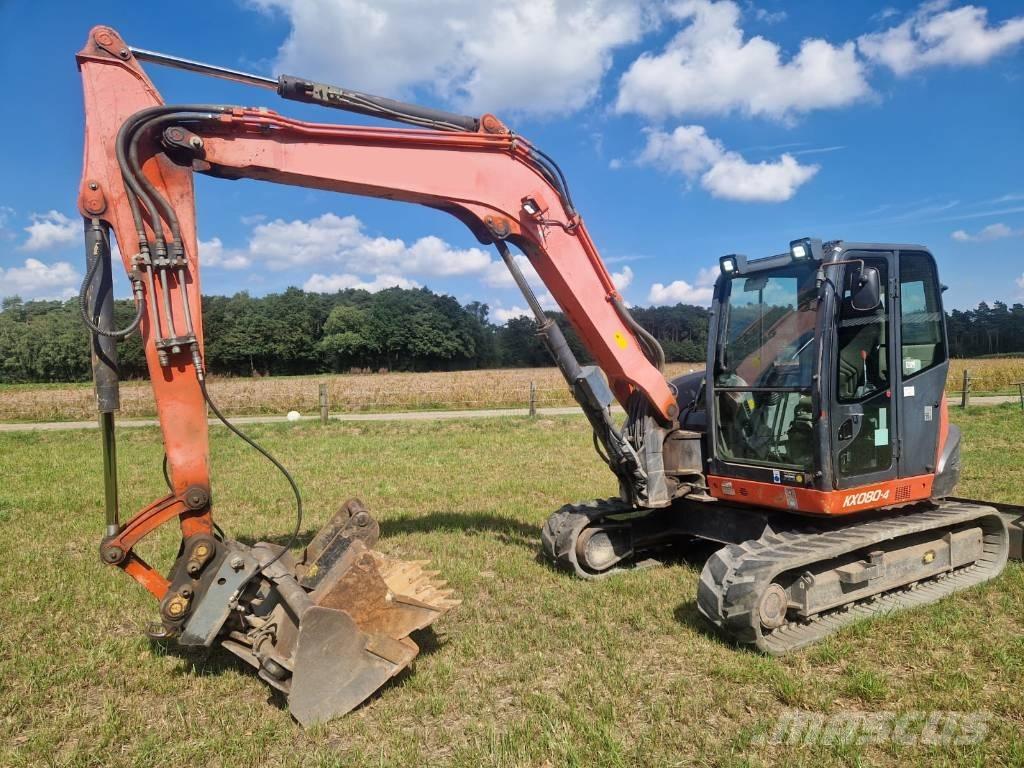 Kubota KX 080-4 Малые экскаваторы 7т-12т
