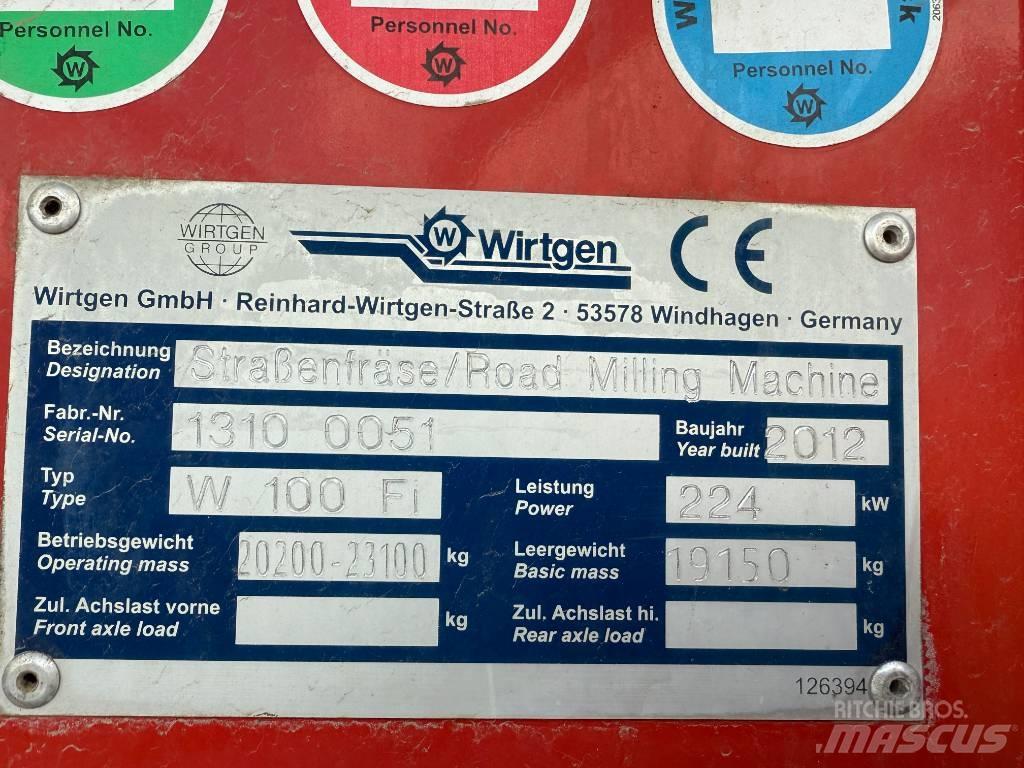 Wirtgen W100Fi Дорожные фрезы