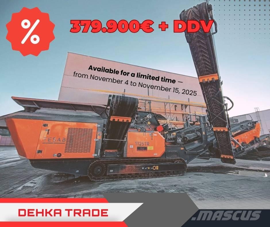 Tesab 1125TR Мобильные дробилки