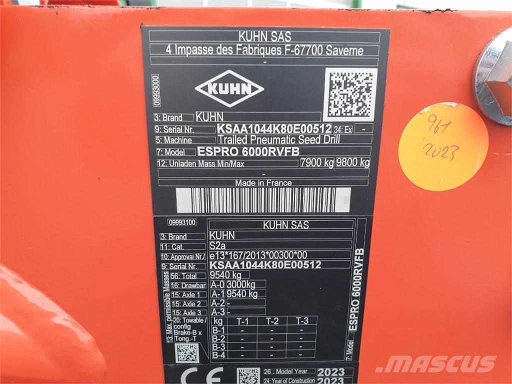 Kuhn ESPRO6000 Сеялки