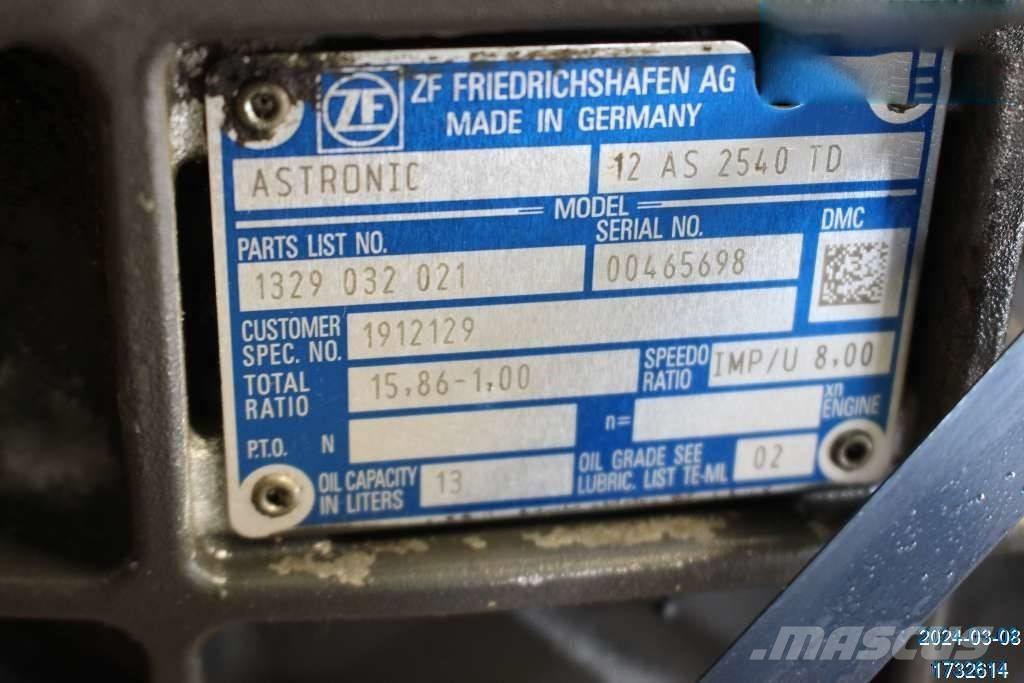 DAF XF 510 Коробки передач