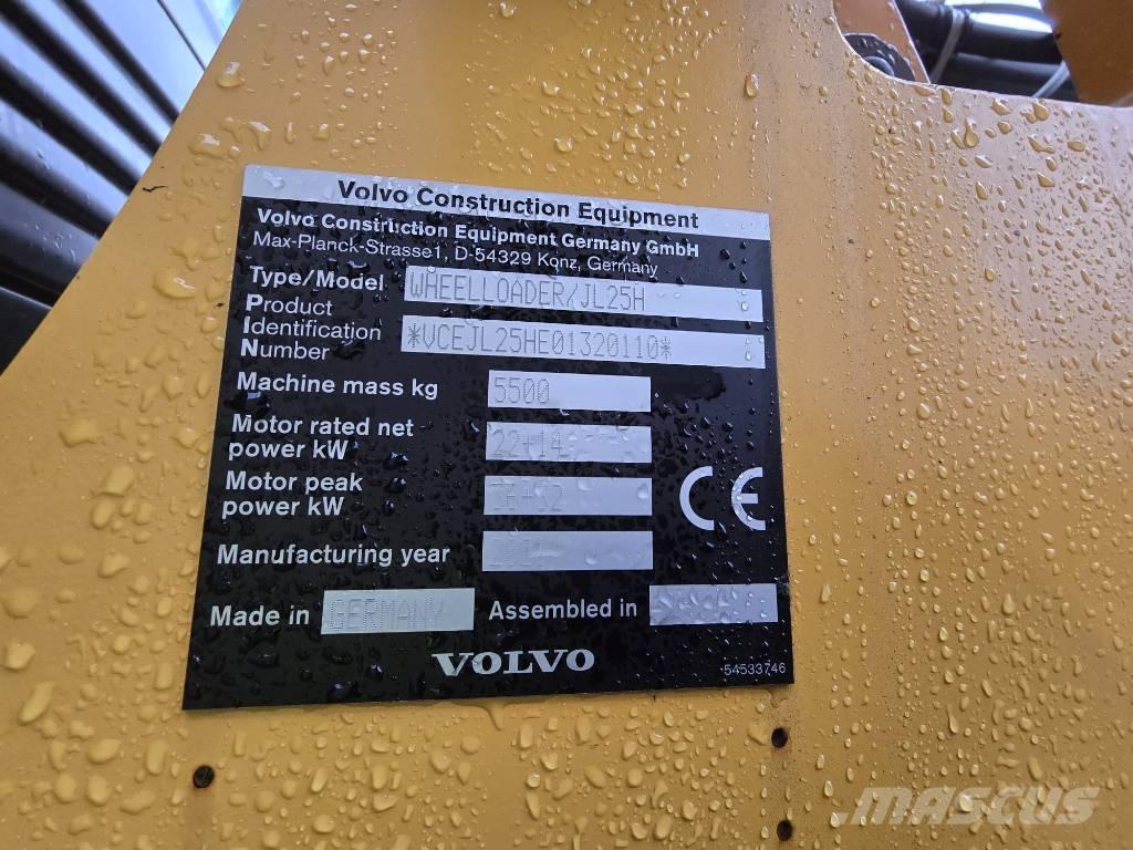 Volvo JL25H Electric Фронтальные погрузчики