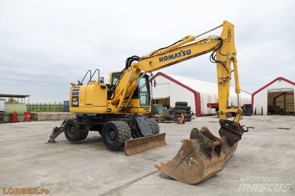 Komatsu PW 148-10 Колёсные экскаваторы