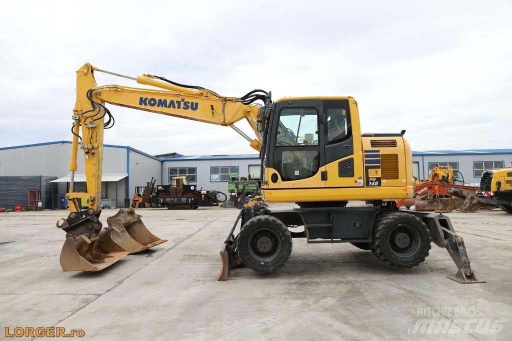 Komatsu PW 148-10 Колёсные экскаваторы
