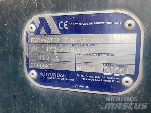 Hyundai HX 235 LCRD Гусеничные экскаваторы