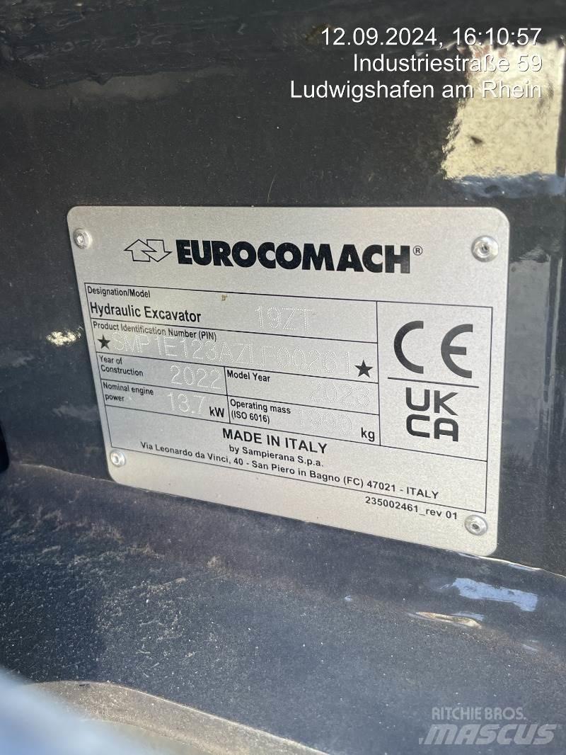 Eurocomach 19ZT Мини-экскаваторы