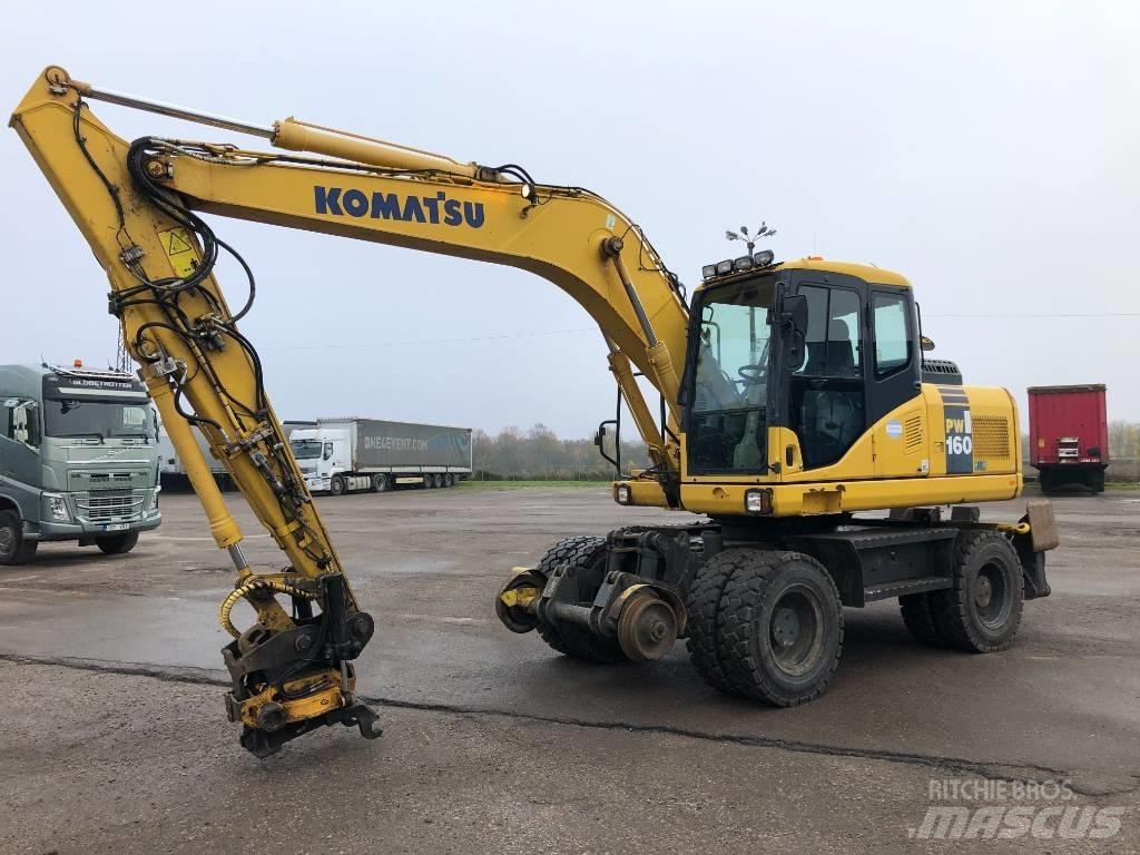 Komatsu PW160-7E0 Колёсные экскаваторы