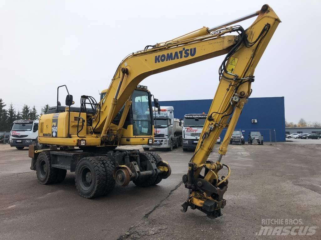 Komatsu PW160-7E0 Колёсные экскаваторы