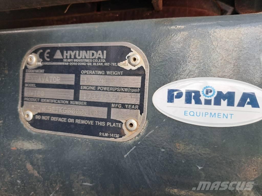 Hyundai HW 160 Колёсные экскаваторы