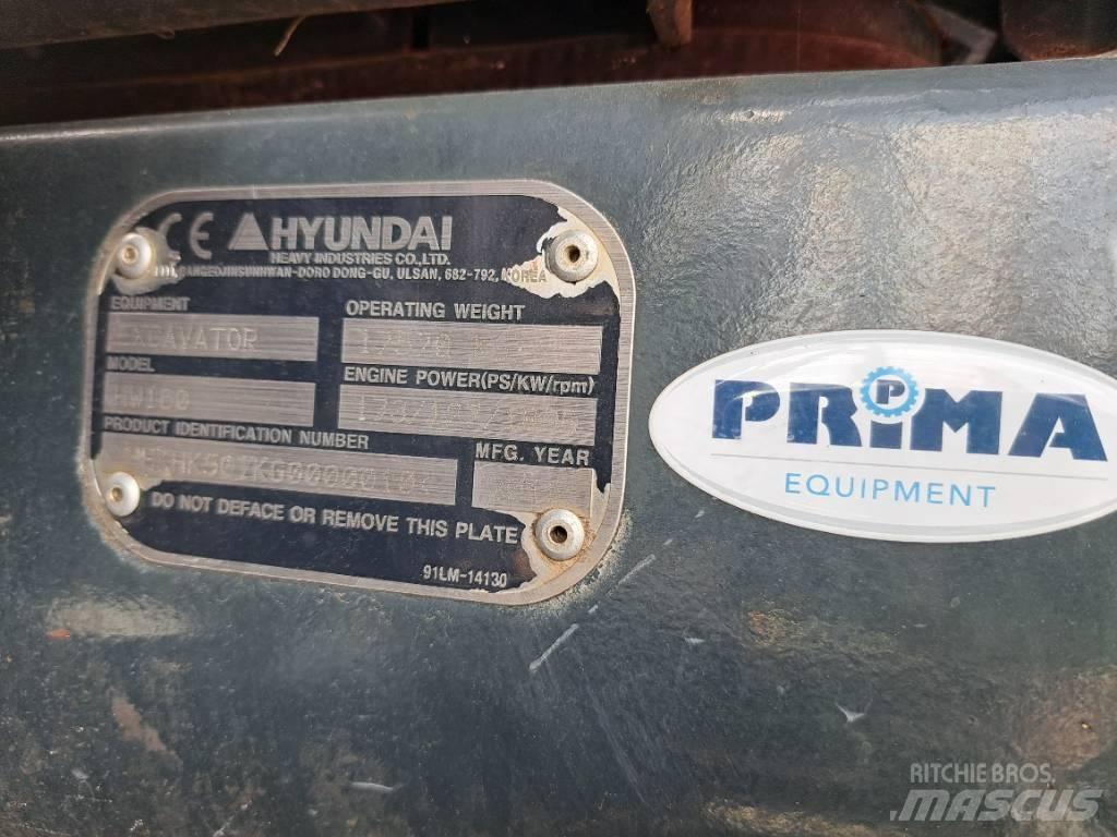 Hyundai HW160 Колёсные экскаваторы