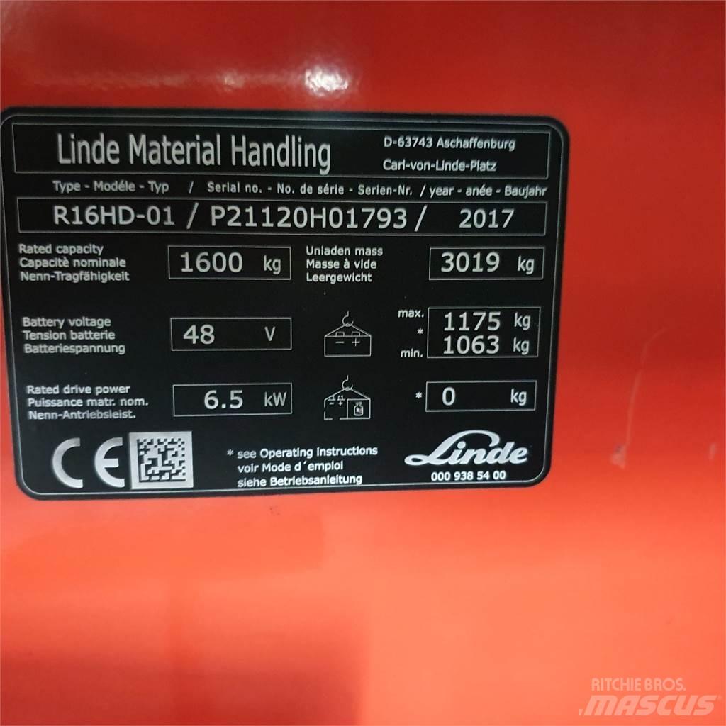 Linde R16HD Ричтраки