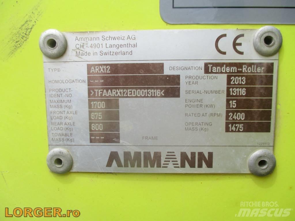 Ammann ARX 12 Катки тротуарные