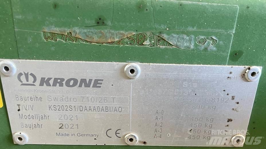 Krone 710/26T Рядковые косилки