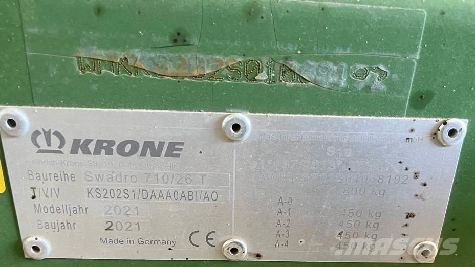 Krone 710/26T Рядковые косилки