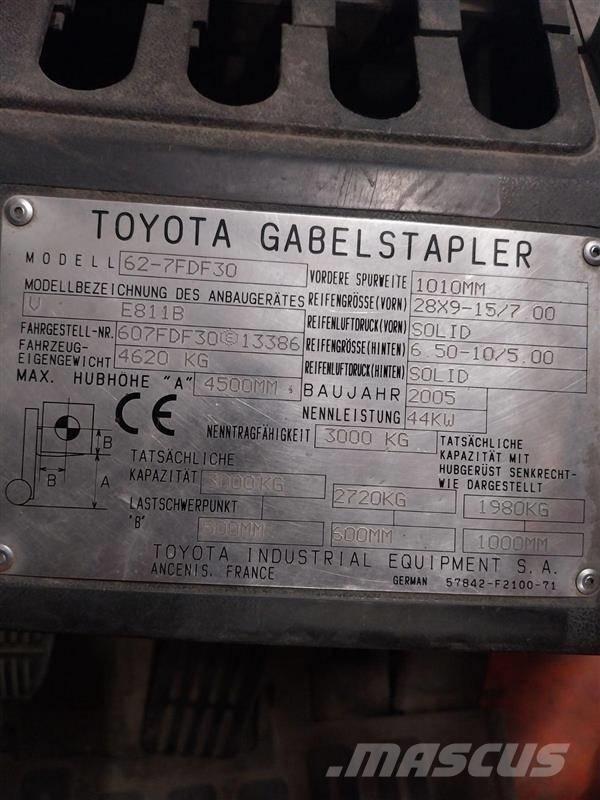 Toyota 62-7FDF30 Другие складские механизмы