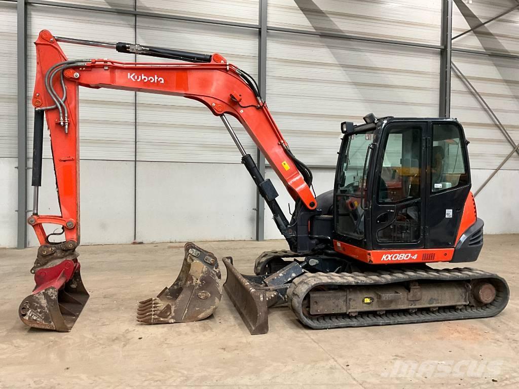 Kubota KX 080-4 Малые экскаваторы 7т-12т