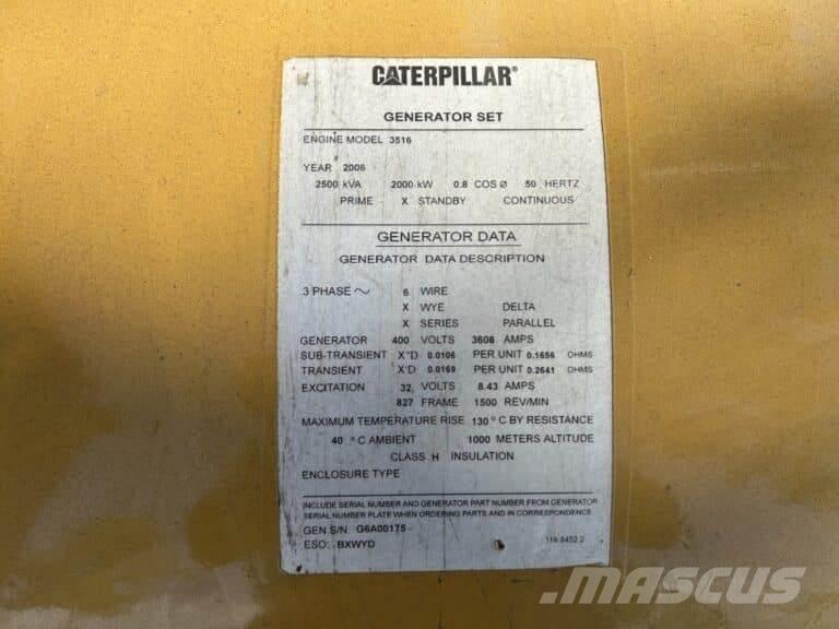 CAT SR4 - 827 frame Другие генераторы