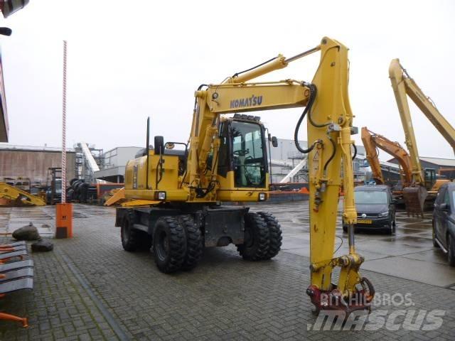 Komatsu PW 140-7 Колёсные экскаваторы