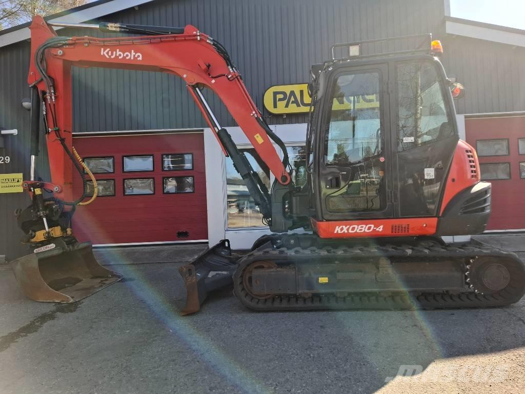 Kubota KX 080-4 Малые экскаваторы 7т-12т