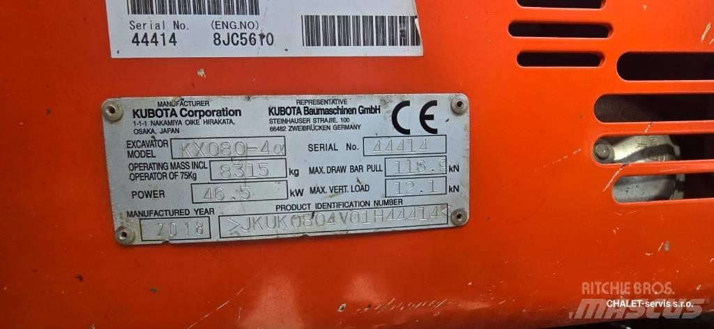 Kubota KX 80-4 Малые экскаваторы 7т-12т