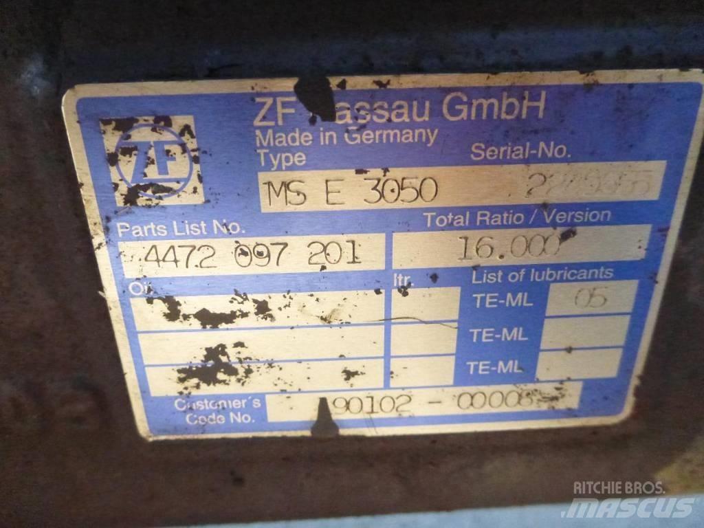 GM Doosan DX140W Оси