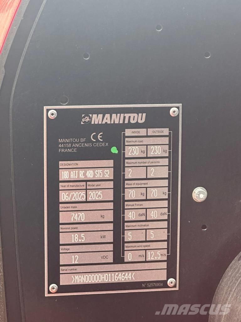 Manitou 180 ATJ Коленчатые подъемники