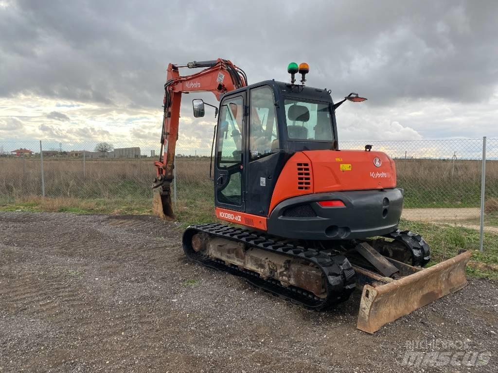 Kubota KX 080-4 Малые экскаваторы 7т-12т